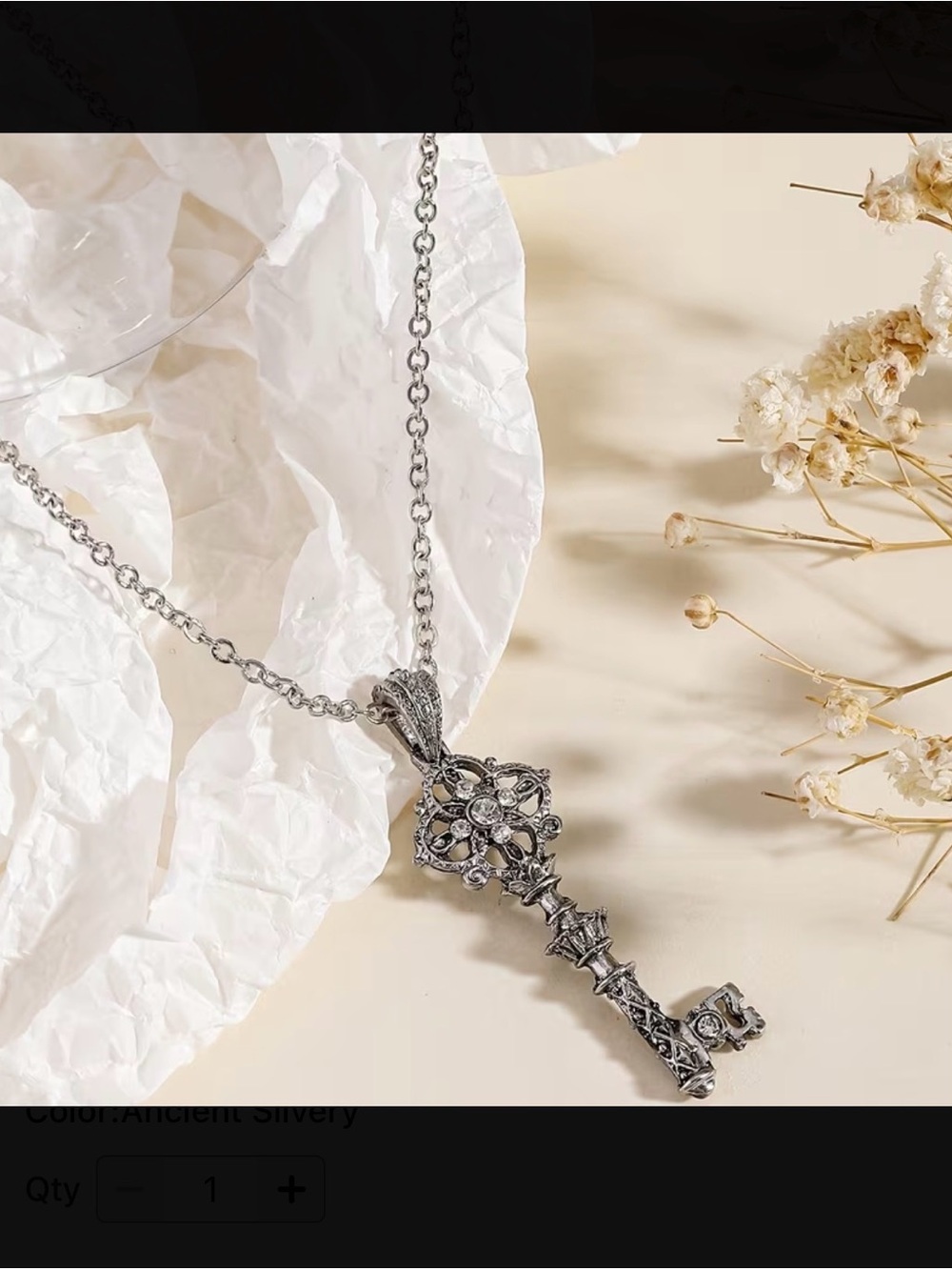 โญ๏ธ Vintage Inspired Key Pendant Necklace